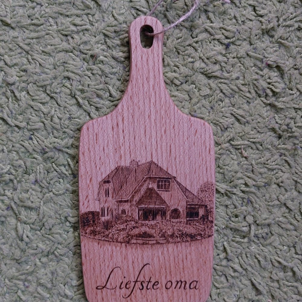 Serveerplankje klein 21x10 cm