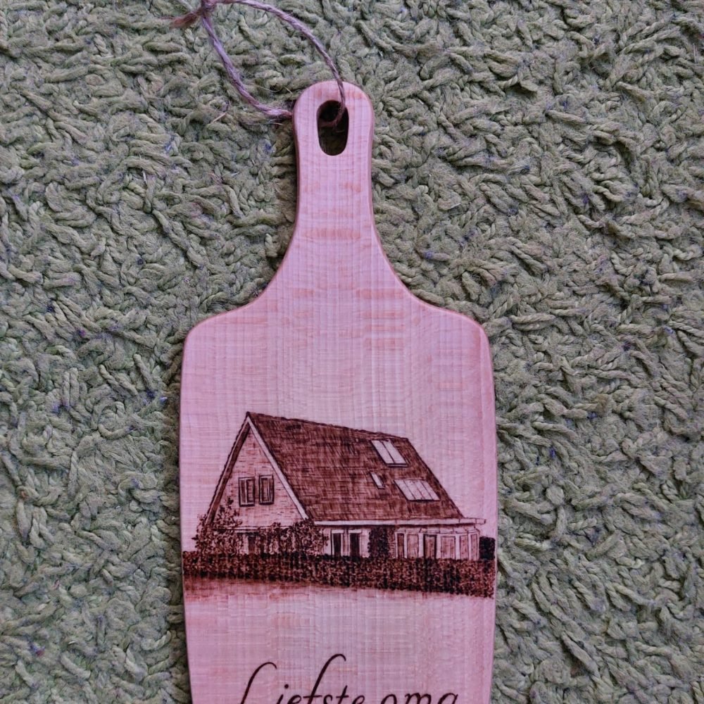 Serveerplankje klein 21x10cm